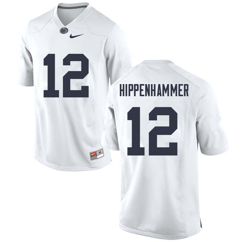 NCAA Nike Men's Penn State Nittany Lions Mac Hippenhammer #12 College Football Authentic White Stitched Jersey SOX5698JJ